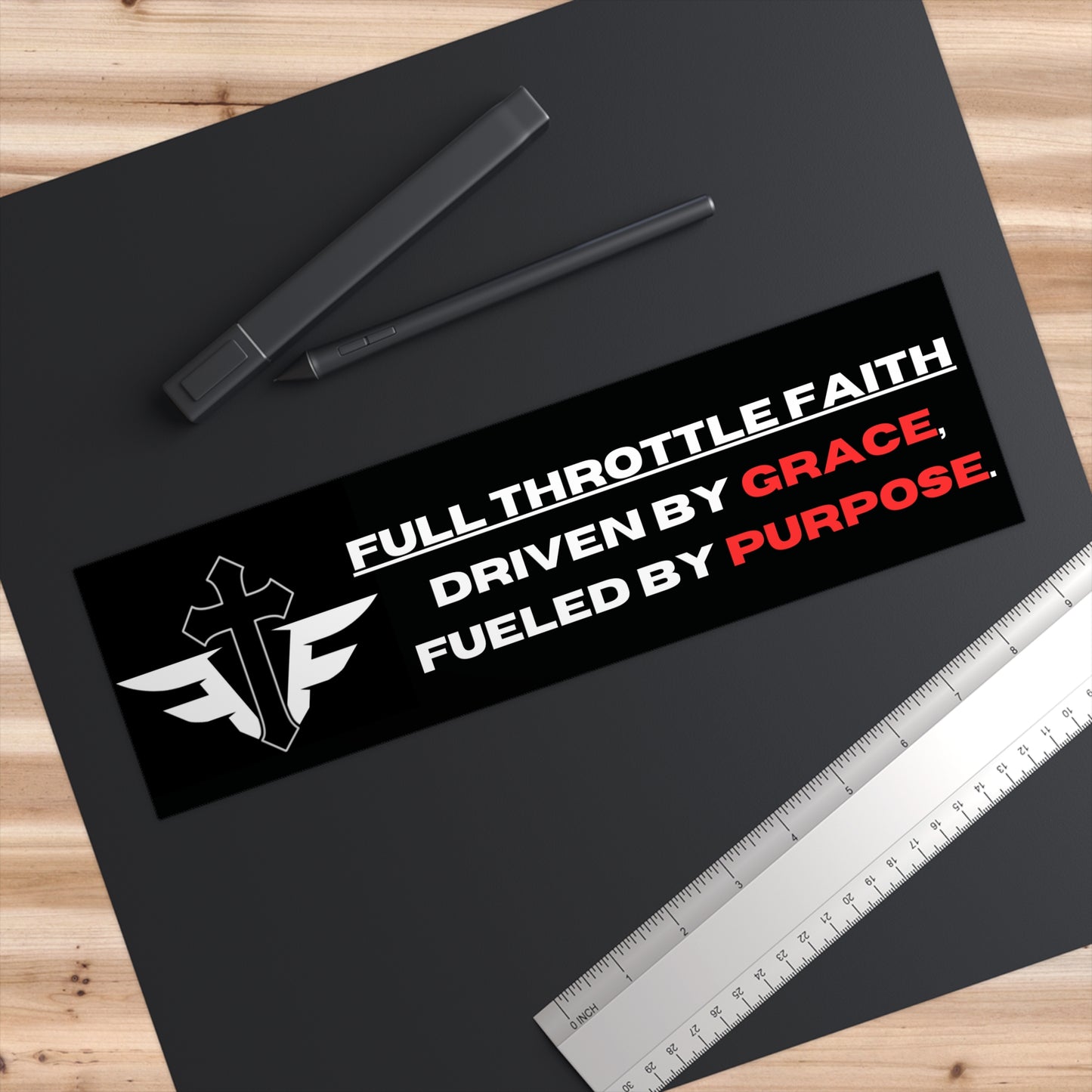 FTF Slogan Bumper Sticker